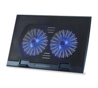 Conceptronic THANA02B Laptop/Notebook Cooling Pad/Tray for up to 17" devices, 2