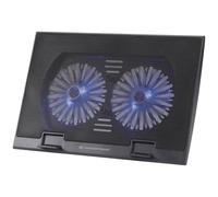 Conceptronic THANA02B Support d'ordinateur portable avec fonction refroidissante réglable en hauteur