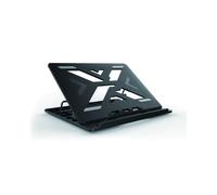 Conceptronic THANA03B : Support Ergonomique Noir pour Laptop jusqu'à 15.6" (39.6cm), 7 Positions, Charge Max 50kg, 258x302x24mm
