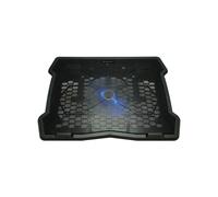 Conceptronic THANA05B - Refroidisseur pour ordinateur portable jusqu'à 15.6" - Ventilateur 125mm - USB - Dimensions 265x340x30mm - Noir, éclairage bleu