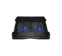 Conceptronic THANA06B - Refroidisseur Portable 15.6" (39.6cm), 2 Ventilateurs 125mm, Alimentation USB, Éclairage Bleu, 265x340x30mm