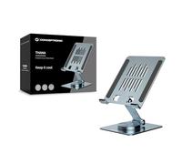 Conceptronic THANA09G Support de Tablette Pliable et Rotatif ・(THANA09G)・Base rotative à 360°・Hauteur réglable
