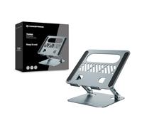 Conceptronic THANA10G Support Pliable pour Ordinateur Portable Hauteur Réglable Gris Aluminium 43