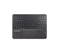 Conceptronic TOBIN01BIT Clavier Bluetooth QWERTY Italien Noir - Compact 80%, Bluetooth 5.4, Pavé Tactile, Compatible Windows/macOS/iOS/iPadOS