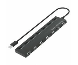 CONCEPTRONIC USB-HUB 7PORT USB2.0 + Power ADAPTADOR