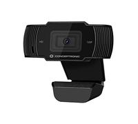 Conceptronic Webcam AMDIS03B 720p - USB 2.0 - Objectif 3,6 mm - 30 FPS - Micro intégré