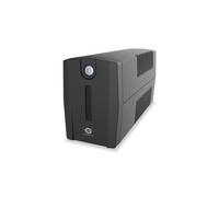 Conceptronic ZEUS01E : UPS Line-Interactive 0.65kVA/360W, 4 prises IEC Jumpers, Port USB, AVR, Batterie 12V (recharge 8h), Format Compact
