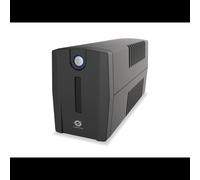 Conceptronic ZEUS01G - Onduleur Line Interactive 0.65kVA/360W, 2 Prises Type G, USB Type-B, Batterie Plomb-Acide 12V 7Ah, IP20
