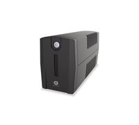 Conceptronic ZEUS07E UPS Interactif 1 kVA / 600W, 4 Prises C13, USB Type-B, Batterie 12V 7Ah, AVR, Protection Court-Circuit, IP20, Noir