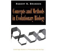 Concepts And Methods In Evolutionary Biology