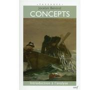 Concepts - Jocelyn Benoist - Cerf - broché - Essai
