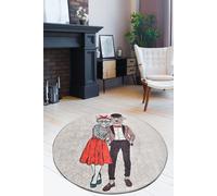 Conceptum Hypnose, Best- Best Couple CHL, Multicolore, tapis à poils courts, 50% velours tissé / 50% polyester