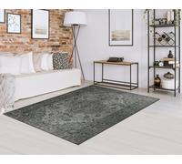 Conceptum Hypnose, Blues- Blues Chenille RTP, Coloré, tapis à poils courts, 150 x 230 cm, 100% POLYESTER