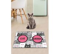Conceptum Hypnose, Cat's Grey, Tapis de litière pour chats, Multicolore, 100 % PVC, 40 x 60 cm