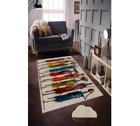 Conceptum Hypnose, HMNT47- HMNT47HFT, Coloré, tapis de passage, 100 x 200 cm, 100% POLYESTER