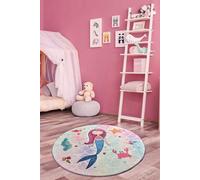 Conceptum Hypnose, Mermaid- Mermaid CHL, Multicolore, tapis à poils courts, 50% velours tissé / 50% polyester