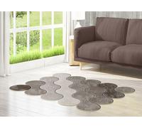 Conceptum Hypnose, Nixie- Eugene V3 ANR, Marron, tapis à poils courts, 120 x 180 cm, 100% POLYESTER