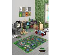 Conceptum Hypnose, WOOKECE118, Tapis d'entrée, Multicolore, 100 x 150 cm