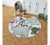 Conceptum Hypnose, Woopamuk103, tapis (140 x 140), 70 % COTON / 30 % POLYESTER, blanc, 140 x 140 cm
