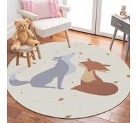 Conceptum Hypnose, Woopamuk143, tapis (90 x 90), 70 % COTON / 30 % POLYESTER, blanc, 90 x 90 cm