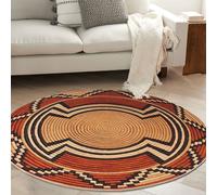 Conceptum Hypnose, Woopamuk512, tapis (90 x 90), 70 % COTON / 30 % POLYESTER, orange, 90 x 90 cm