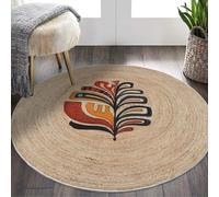 Conceptum Hypnose, Woopamuk531, tapis (120 x 120), 70 % COTON / 30 % POLYESTER, crème, 120 x 120 cm