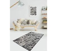 Conceptum Hypnose, Zebra, tapis de sol, multicolore, polyester, 80 x 150 cm