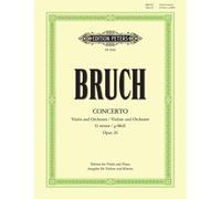 Max Bruch – Concerto n°1 en sol mineur, Op.26 – Partition pour violon et piano – Édition Peters