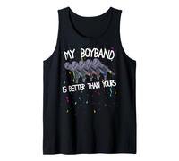 Concert Amusant My Boyband is Better Than Yours Débardeur