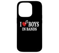 Concert de fangirls de I Love Boys in Bands Funny Boyband Coque pour iPhone 14 Pro