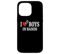 Concert de fangirls de I Love Boys in Bands Funny Boyband Coque pour iPhone 14 Pro Max