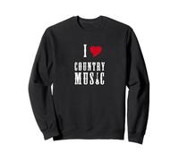 Concert de Groupe de Guitare Love Country Music Sweatshirt