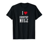 Concert de Groupe de Guitare Love Country Music T-Shirt