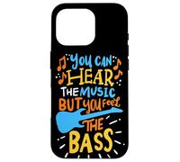 Concert de Guitare « You Can Hear The Music But You Feel The Bass » Coque pour iPhone 16 Pro