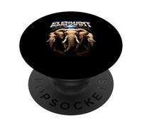 Concert de Musique Rock éléphant Heavy Metal des années 80 PopSockets PopGrip Adhésif