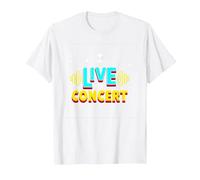 Concert en Direct : événement de Musique rétro T-Shirt, Homme, Blanc, L
