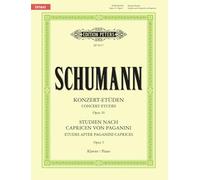 Schumann – Concert Études op.10 & Études op.3 (d'après Paganini) – Partition piano – Éd. Peters