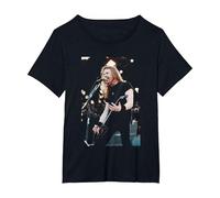 Concert Hommage à James Hetfield Metallica Freddie Mercury T-Shirt, Femme Grandes Tailles, Noir, 4X