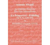 Concert Opus. 8,1 RV269 en les quatre saisons : pour 4 Flûte à bec (AATB)