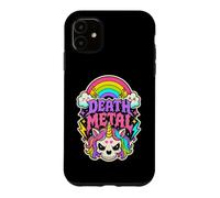 Concert Rock Amusant de Death Metal Rainbow Unicorn pour Halloween Coque pour iPhone 11