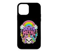 Concert Rock Amusant de Death Metal Rainbow Unicorn pour Halloween Coque pour iPhone 12 Mini