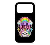 Concert Rock Amusant de Death Metal Rainbow Unicorn pour Halloween Coque pour iPhone 17 Pro Max