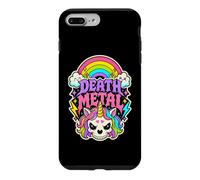 Concert Rock Amusant de Death Metal Rainbow Unicorn pour Halloween Coque pour iPhone 7 Plus/8 Plus