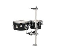 Concert Tom 8X5", 10X5 Dgn Black Satin