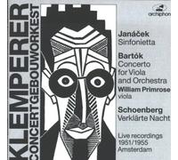 Concertgebouw - Janacek/Bartok/Schoenberg [Import]