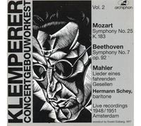 Concertgebouw Orkest Schuricht, Car - Lieder Eines Fahrenden Gesellen