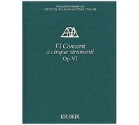 Concerti Op. Vi A Cinque Strumenti / Score Hardcover