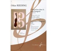Concertino dans le style hongrois en ré mineur Opus 21 original pour violon et piano, pour alto et piano
