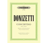 DONIZETTI GAETANO - CLARINET CONCERTINO IN B FLAT - CLARINET AND PIANO