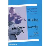 RIEDING OSCAR - CONCERTINO OP.24 EN SOL MAJEUR - VIOLON & PIANO